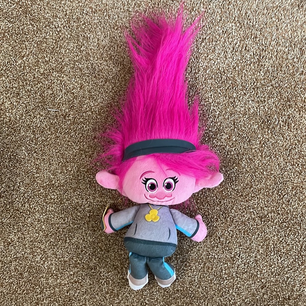 Dreamworks Trolls POPPY PLUSH DOLL Stylin' Hair Series